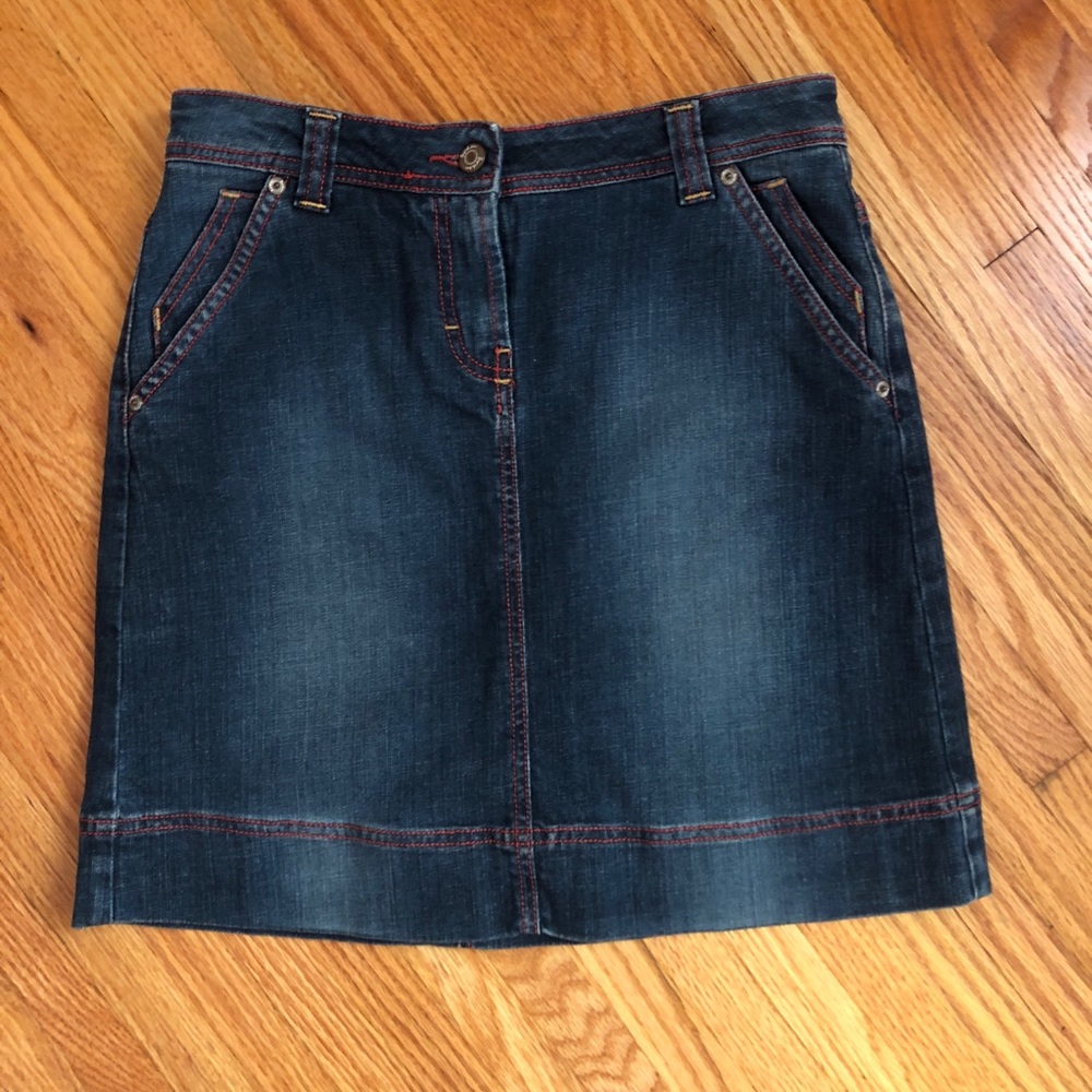Boden denim skirt